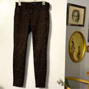 Liverpool Brown Leopard Print Pants